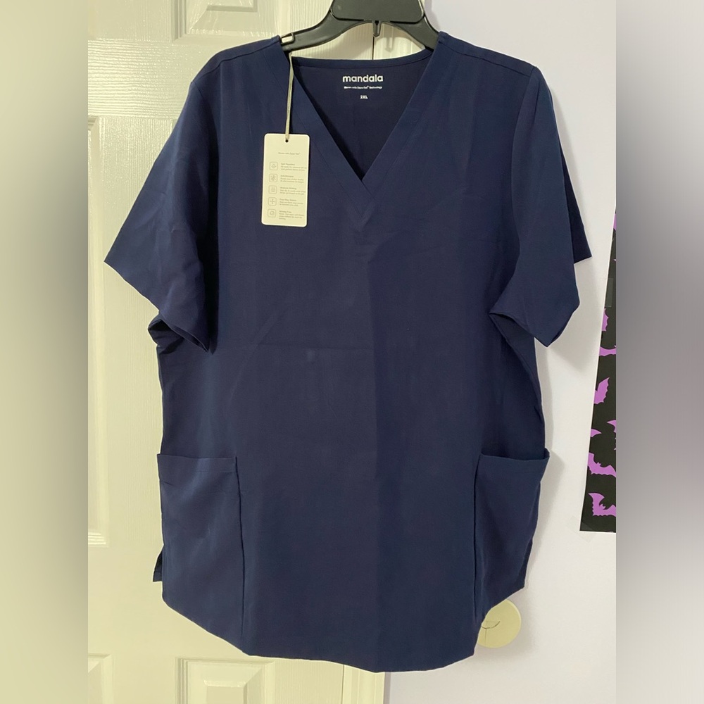 Mandala Scrub Top